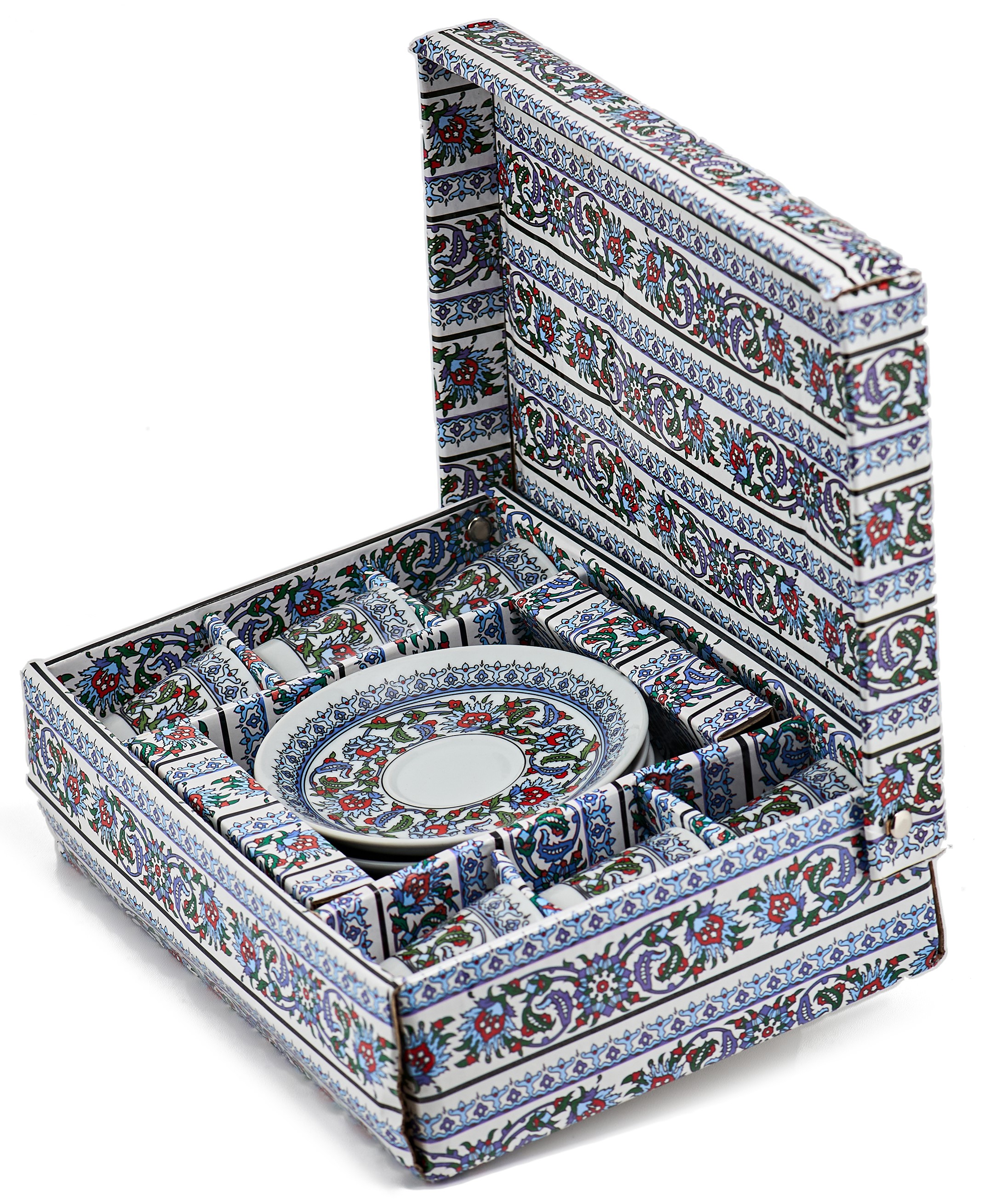 Турецький набір кераміка (З орнаментом синій) фото #33